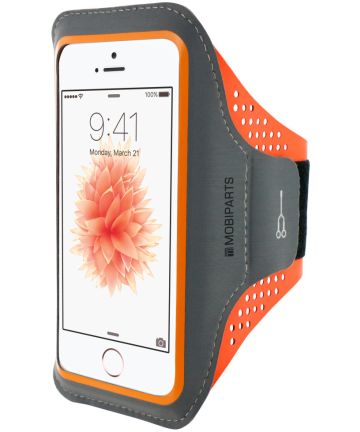 Mobiparts Comfort Fit Sport Armband Apple iPhone 5 / 5S / SE Oranje Sporthoesjes