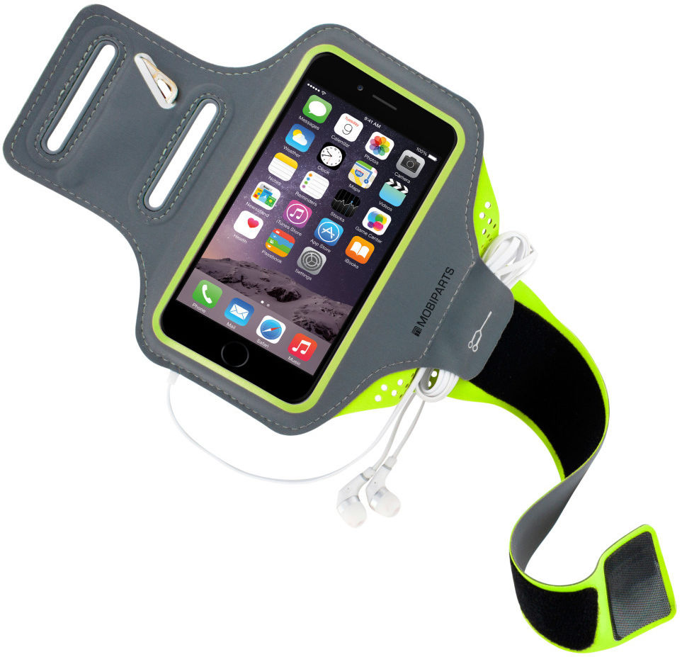 Mobiparts Comfort Fit Armband iPhone 8 / 7 / 6 Plus Sporthoesje Groen afbeelding 2