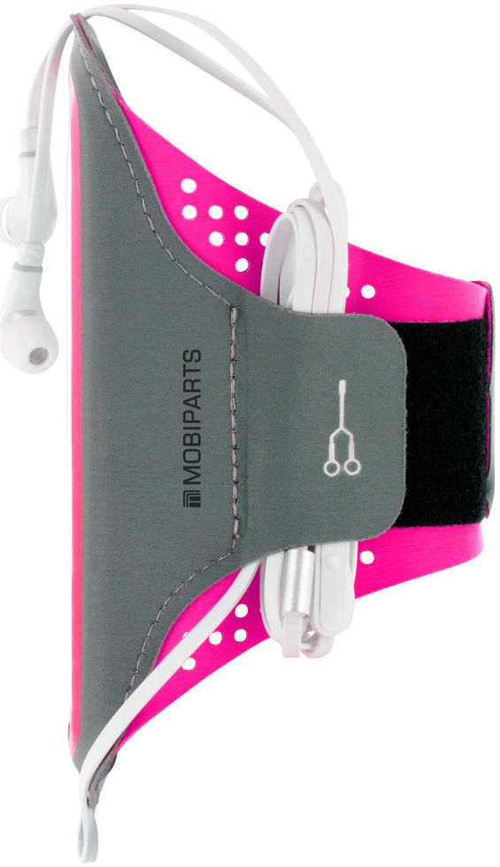 Mobiparts Comfort Fit Armband iPhone 8 / 7 / 6 Plus Sporthoesje Roze afbeelding 2