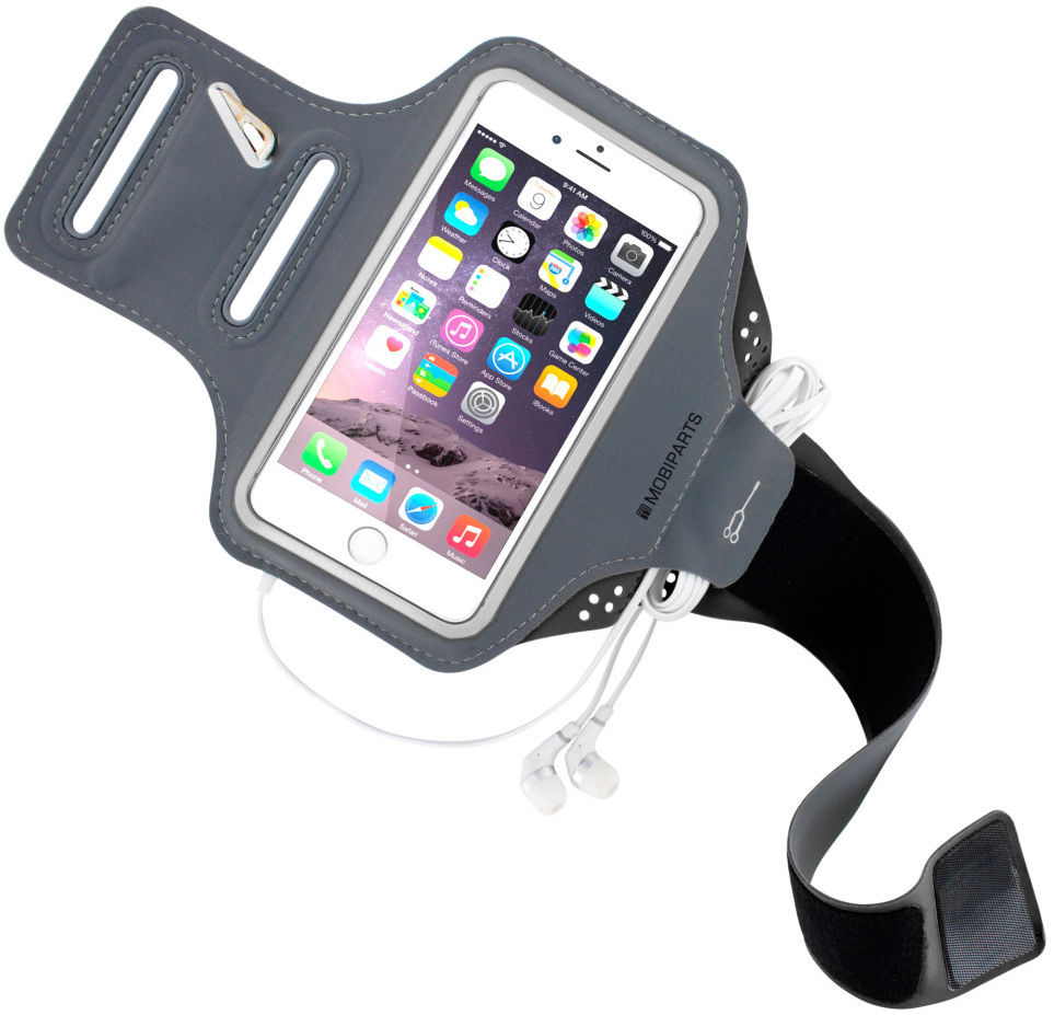 Mobiparts Comfort Fit Armband iPhone SE (2020) / 8 Sporthoesje Zwart afbeelding 2