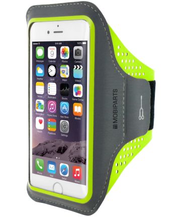 Mobiparts Comfort Fit Armband iPhone SE (2020) / 8 Sporthoesje Groen Sporthoesjes