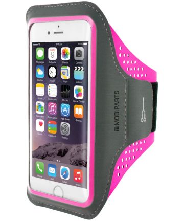 Mobiparts Comfort Fit Armband iPhone SE (2020) / 8 Sporthoesje Roze Sporthoesjes