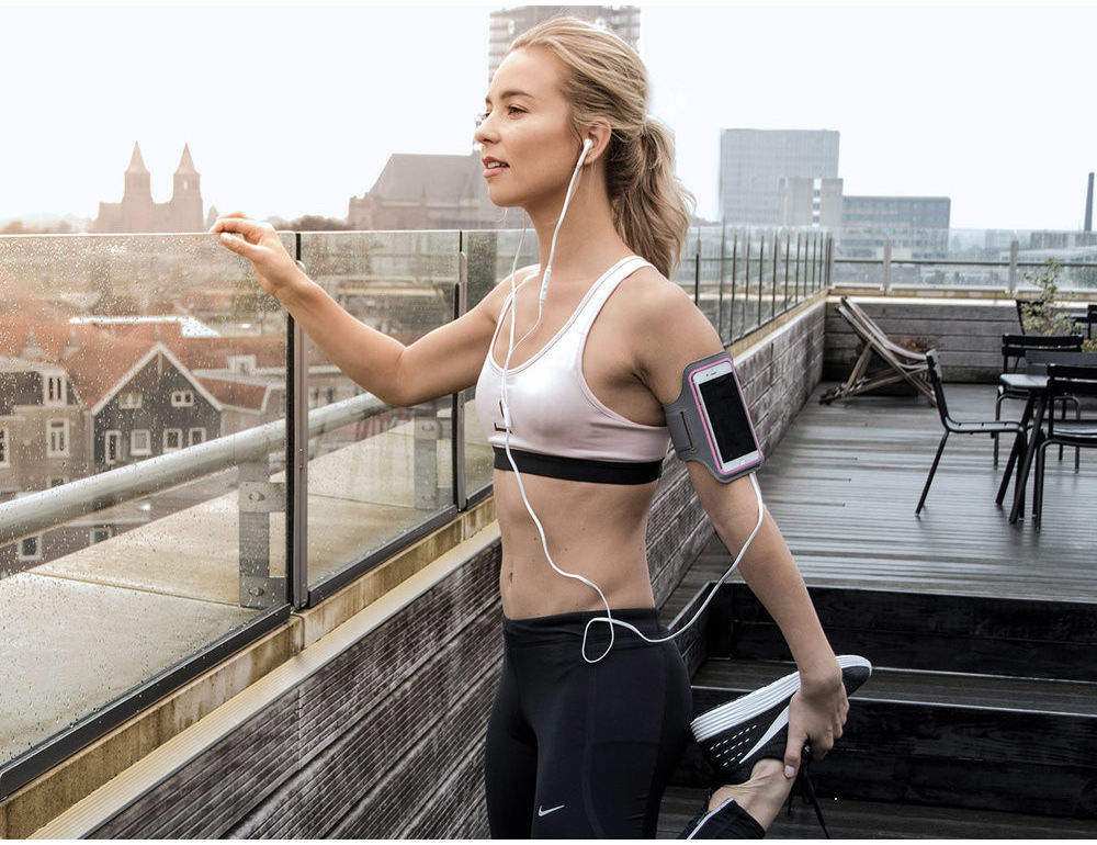 Mobiparts Comfort Fit Armband Apple iPhone XS / X Sporthoesje Zwart afbeelding 6