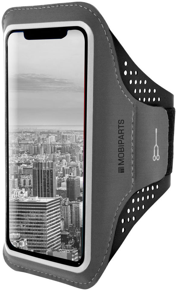 Mobiparts Comfort Fit Armband Apple iPhone XR Sporthoesje Zwart afbeelding 1