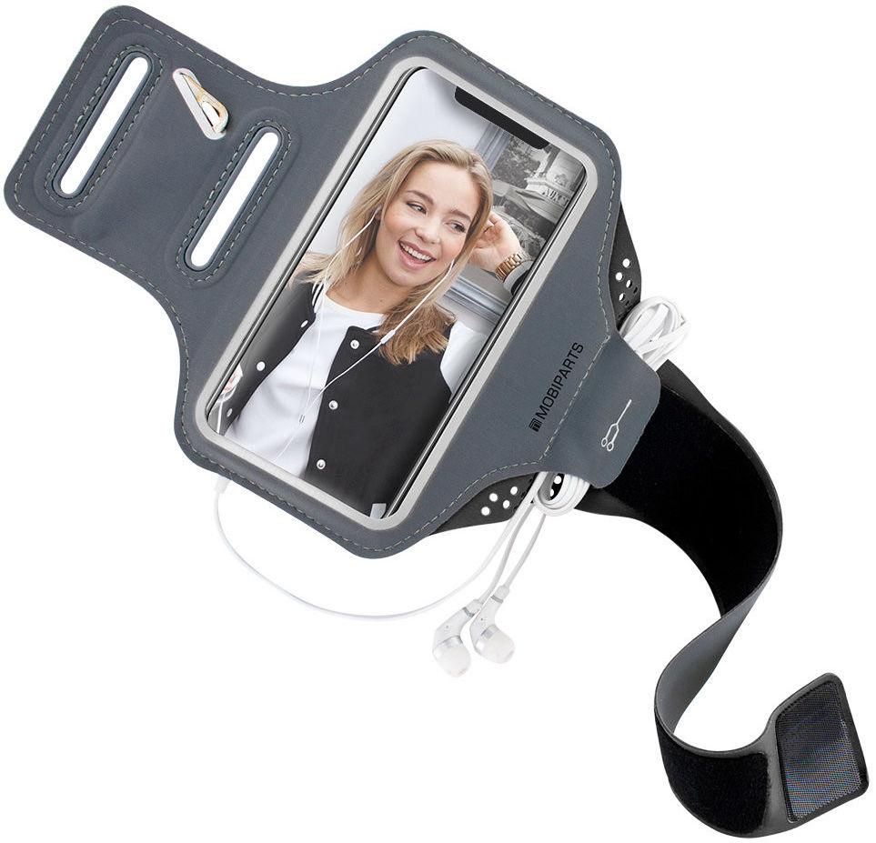 Mobiparts Comfort Fit Armband Apple iPhone XR Sporthoesje Zwart afbeelding 2