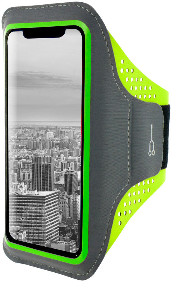 Mobiparts Comfort Fit Armband Apple iPhone XR Sporthoesje Groen afbeelding 1