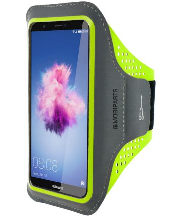 Mobiparts Comfort Fit Sport Armband Huawei P Smart Groen Sporthoesjes