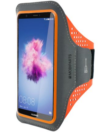 Mobiparts Comfort Fit Sport Armband Huawei P Smart Oranje Sporthoesjes
