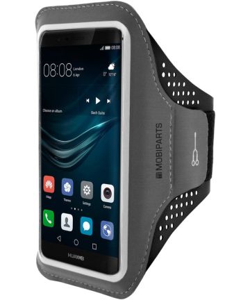 Mobiparts Comfort Fit Sport Armband Huawei P9 Zwart Sporthoesjes
