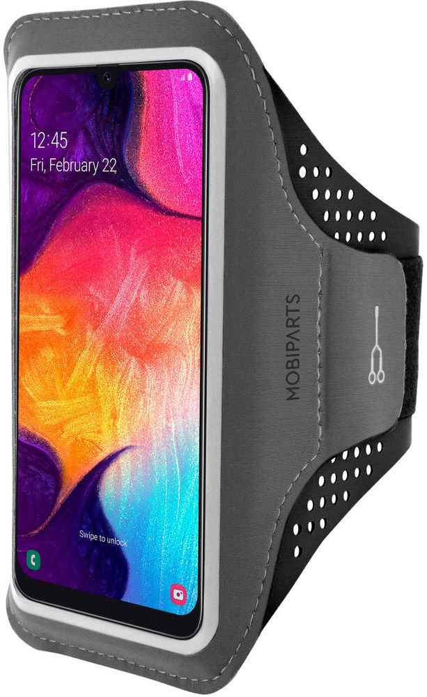 Mobiparts Comfort Fit Armband Samsung Galaxy A40 Sporthoesje Zwart afbeelding 1