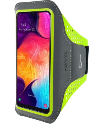 Mobiparts Comfort Fit Sport Armband Samsung Galaxy A40 Groen Sporthoesjes