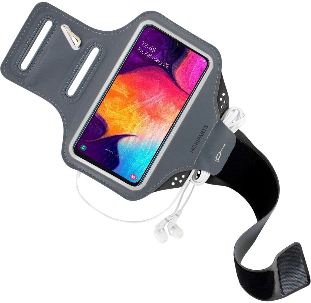 Mobiparts Comfort Fit Armband Samsung A50 / A30S Sporthoesje Zwart afbeelding 2