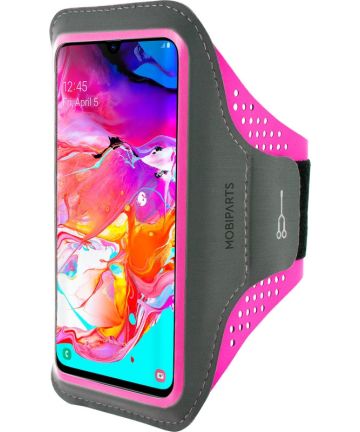 Mobiparts Comfort Fit Sport Armband Samsung Galaxy A70 Roze Sporthoesjes