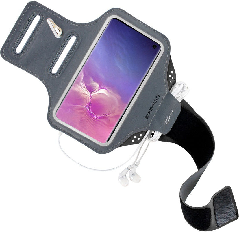 Mobiparts Comfort Fit Armband Samsung Galaxy S10 Sporthoesje Zwart afbeelding 2