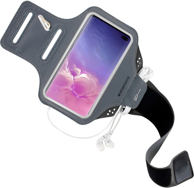 Mobiparts Comfort Fit Armband Samsung S10 Plus Sporthoesje Zwart afbeelding 2