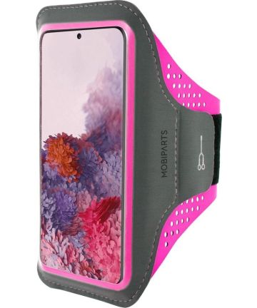 Mobiparts Comfort Fit Armband Samsung Galaxy S20 Sporthoesje Roze Sporthoesjes