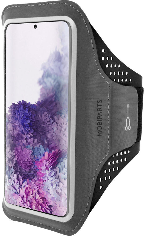 Mobiparts Comfort Fit Armband Samsung S20 Plus Sporthoesje Roze afbeelding 1