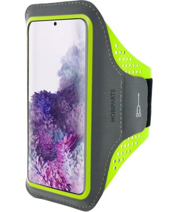 Mobiparts Comfort Fit Armband Samsung S20 Plus Sporthoesje Groen Sporthoesjes