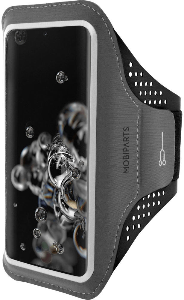 Mobiparts Comfort Fit Armband Samsung S20 Ultra Sporthoesje Zwart afbeelding 1