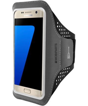 Mobiparts Comfort Fit Sport Armband Samsung Galaxy S7 Zwart Sporthoesjes