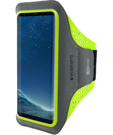 Mobiparts Comfort Fit Sport Armband Samsung Galaxy S8 Groen Sporthoesjes
