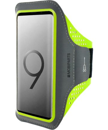 Mobiparts Comfort Fit Sport Armband Samsung Galaxy S9 Groen Sporthoesjes