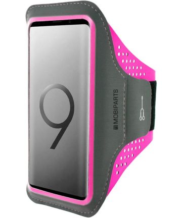 Mobiparts Comfort Fit Armband Samsung Galaxy S9 Sporthoesje Roze Sporthoesjes