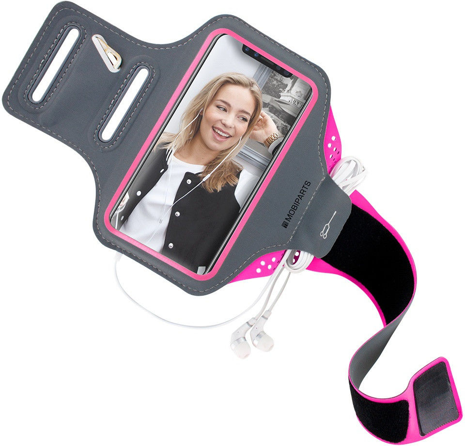 Mobiparts Comfort Fit Sport Armband Samsung Galaxy S9 Plus Roze afbeelding 2