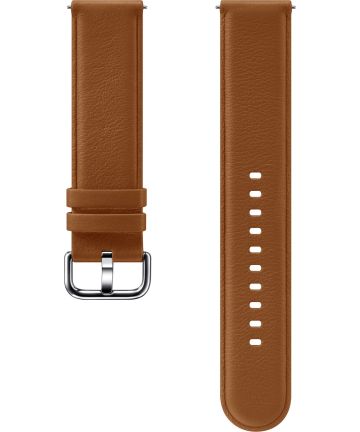 Origineel Samsung Universeel Leather Smartwatch 20MM Bandje Bruin Bandjes