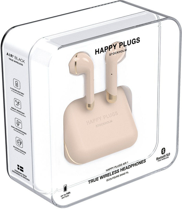 Happy Plugs Air 1 True Wireless Draadloze Oordopjes Goud afbeelding 11
