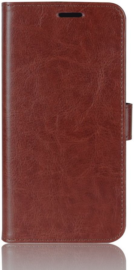 Huawei P Smart Pro Book Case Wallet Hoesje Kunst leer Bruin afbeelding 2