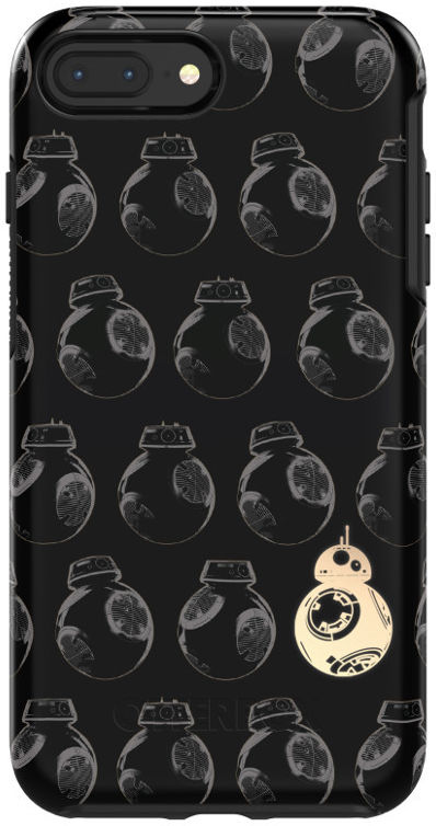 OtterBox Symmetry Disney Apple iPhone 8 / 7 Plus Hoesje Gold BB-8 afbeelding 1
