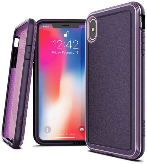 Raptic ultra hoesje iPhone XS Max paars afbeelding 1