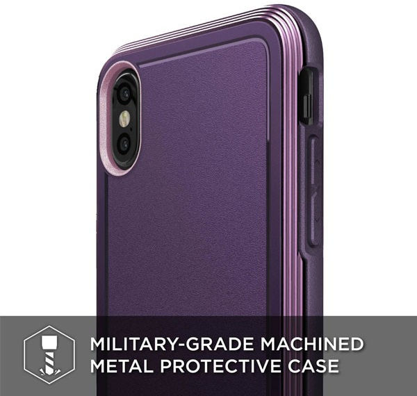 Raptic ultra hoesje iPhone XS Max paars afbeelding 3