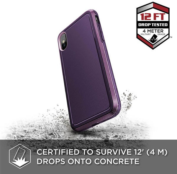Raptic ultra hoesje iPhone XS Max paars afbeelding 6