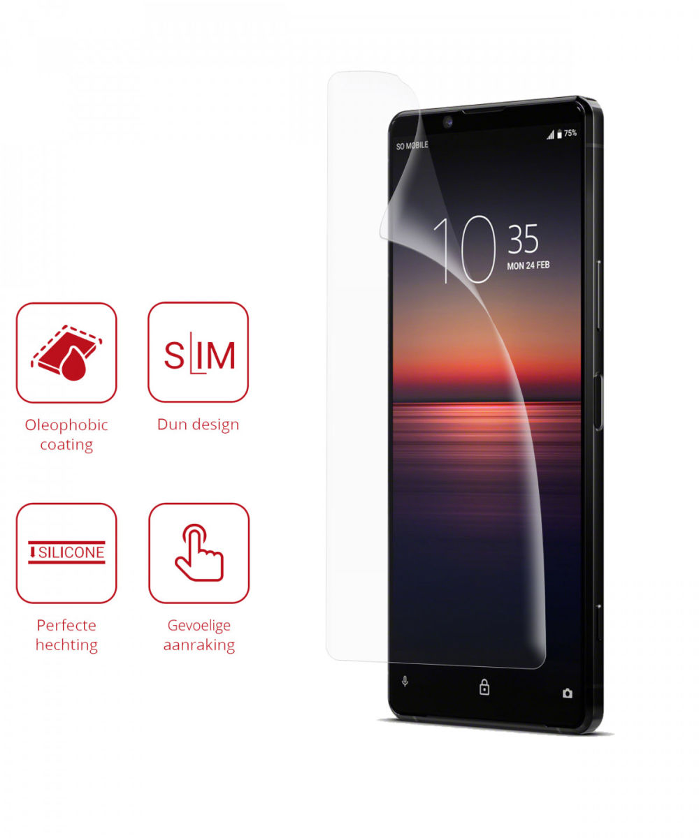 Rosso Sony Xperia 1 II Ultra Clear Screen Protector Duo Pack afbeelding 2