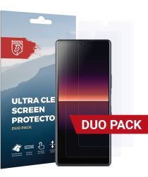 Rosso Sony Xperia L4 Ultra Clear Screen Protector Duo Pack