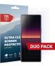 Rosso Sony Xperia L4 Ultra Clear Screen Protector Duo Pack