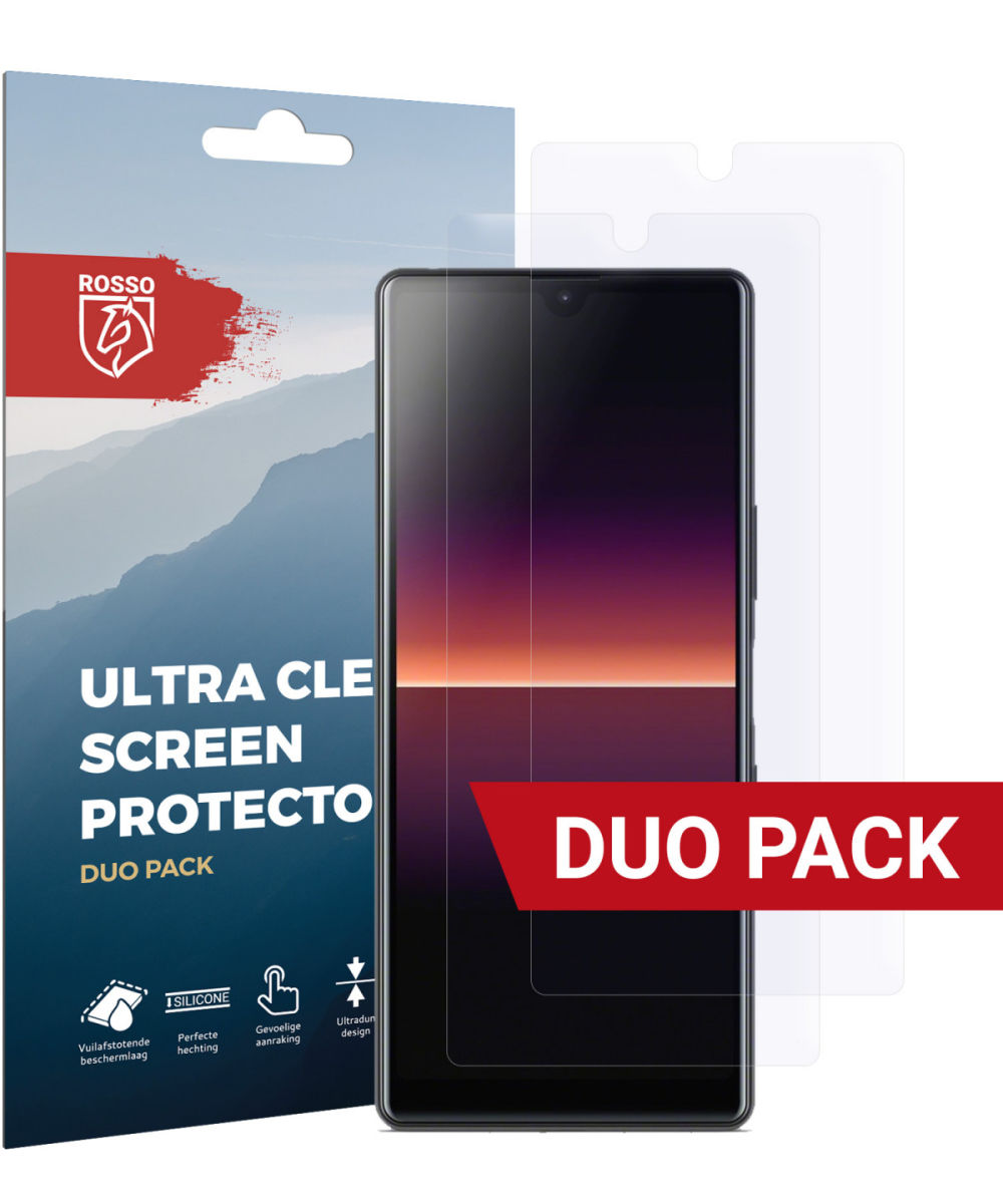 Rosso Sony Xperia L4 Ultra Clear Screen Protector Duo Pack afbeelding 1