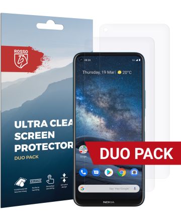 Rosso Nokia 8.3 Ultra Clear Screen Protector Duo Pack Screen Protectors