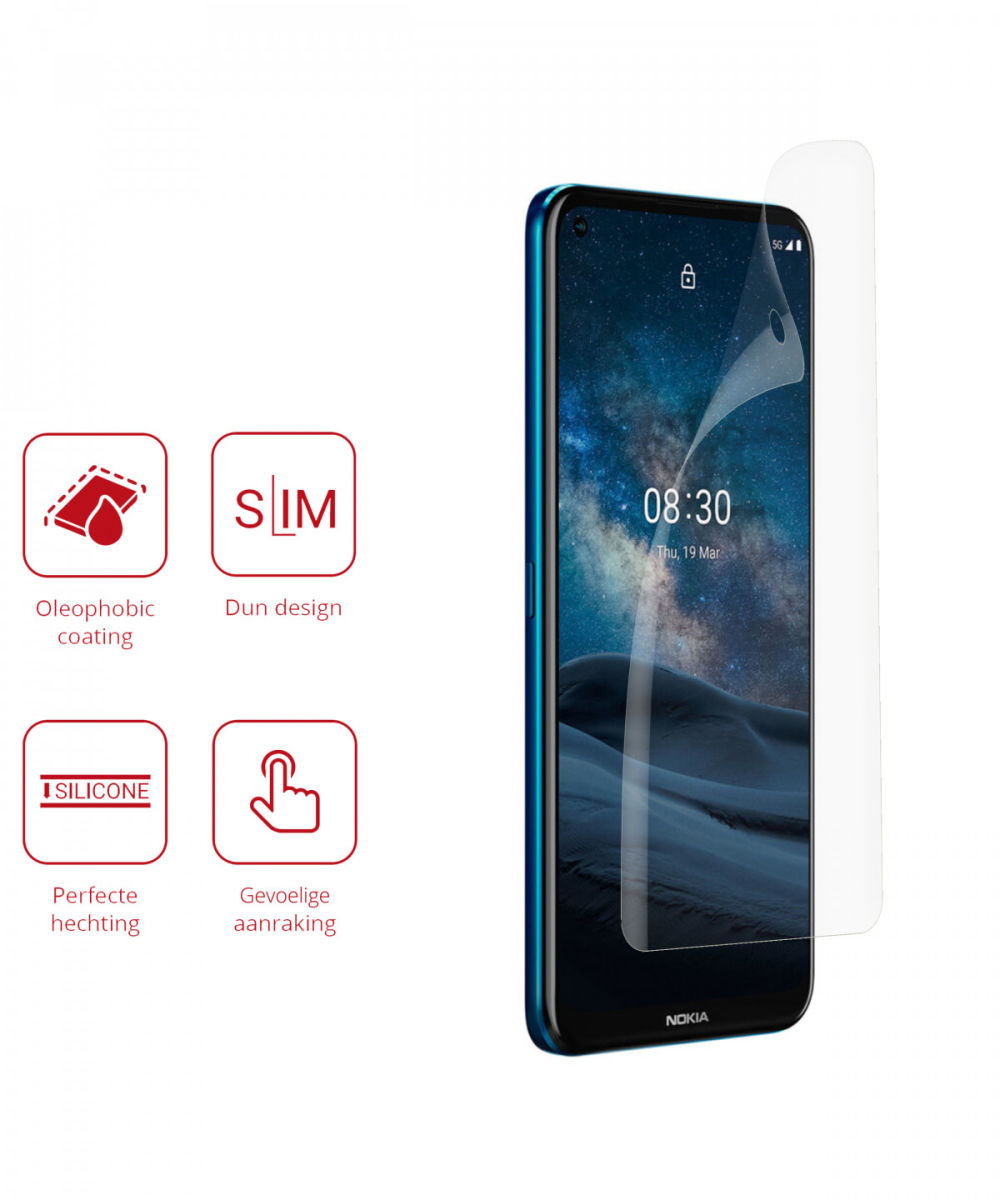 Rosso Nokia 8.3 Ultra Clear Screen Protector Duo Pack afbeelding 2