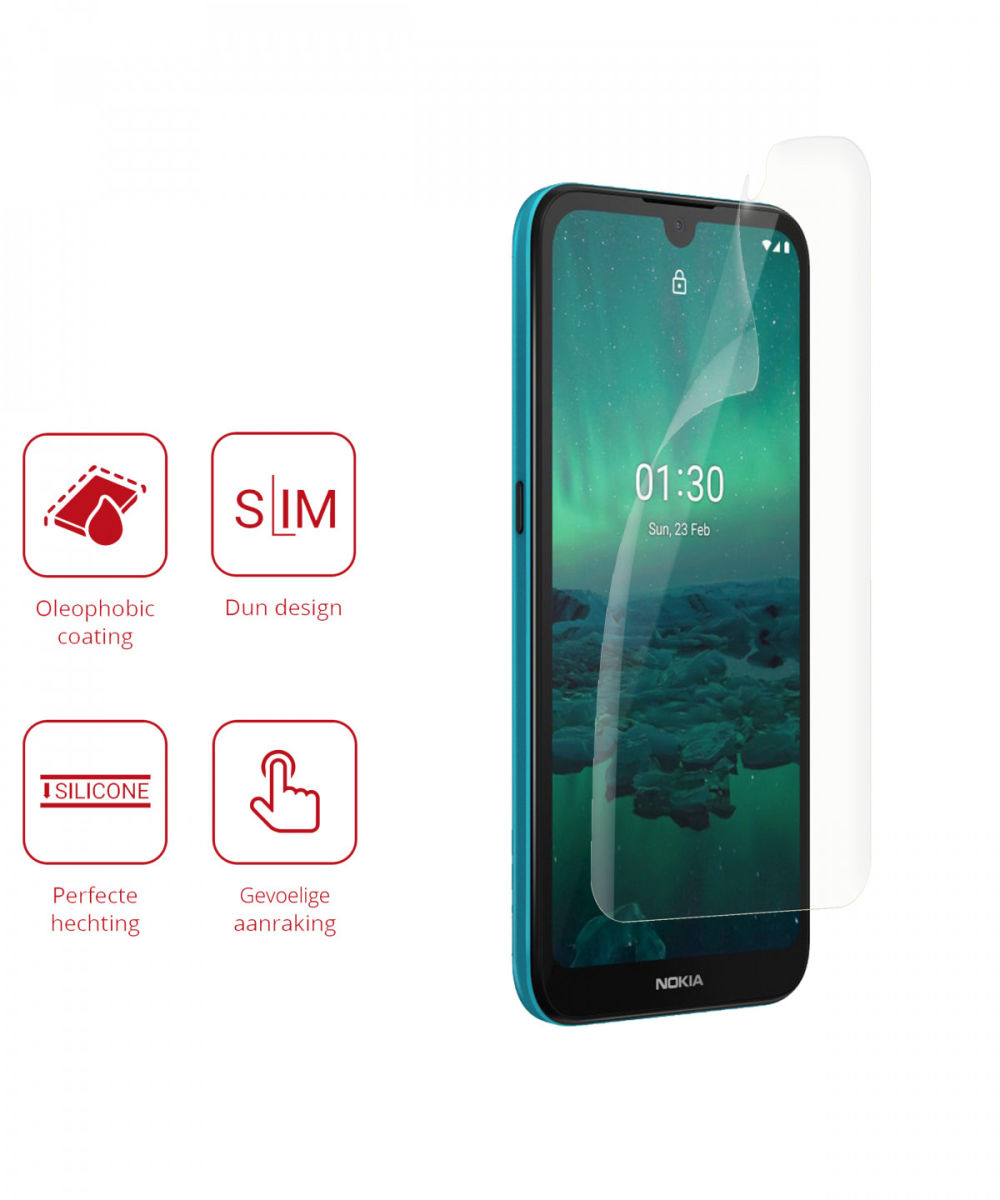 Rosso Nokia 1.3 Ultra Clear Screen Protector Duo Pack afbeelding 2