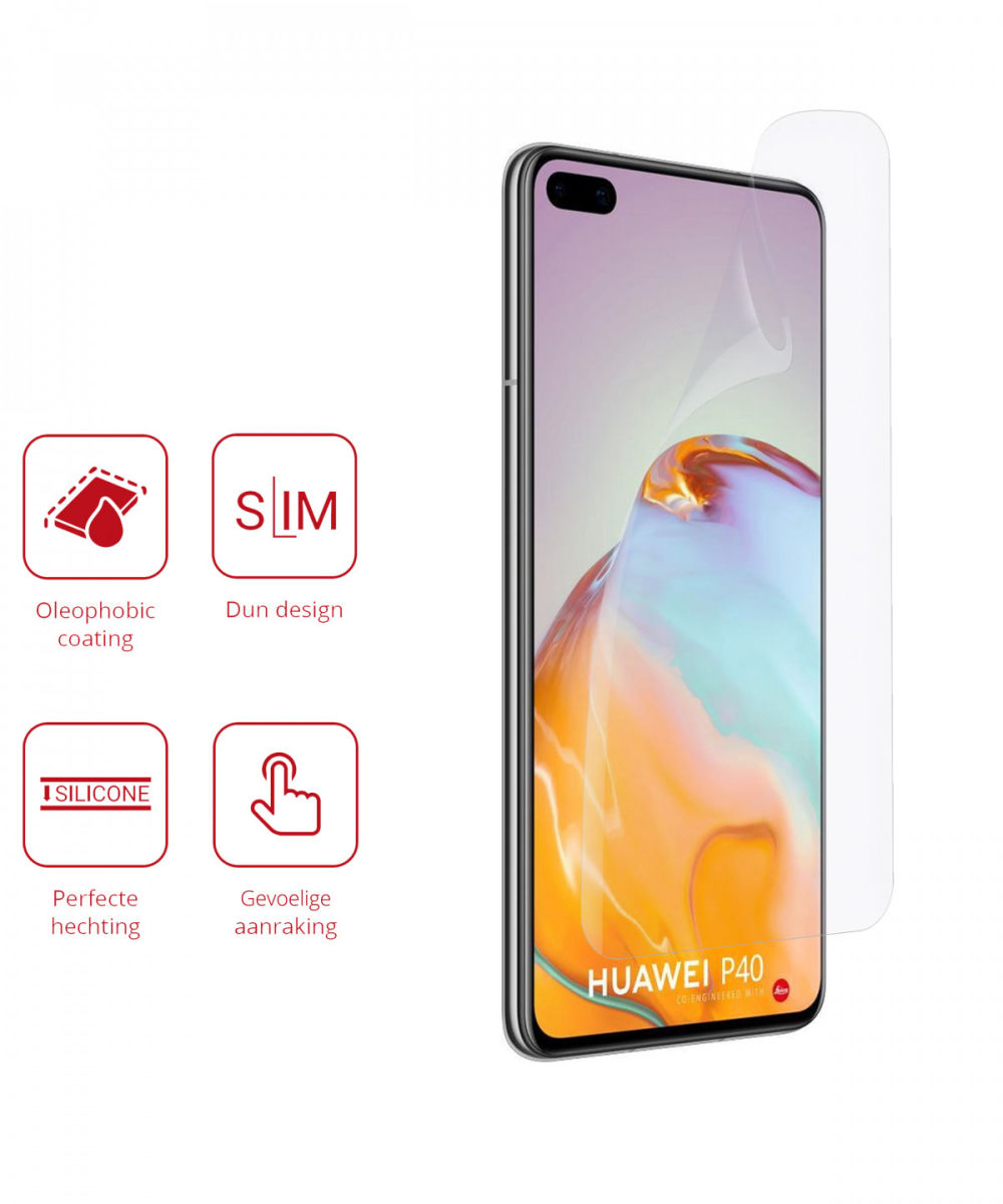 Rosso Huawei P40 Ultra Clear Screen Protector Duo Pack afbeelding 2