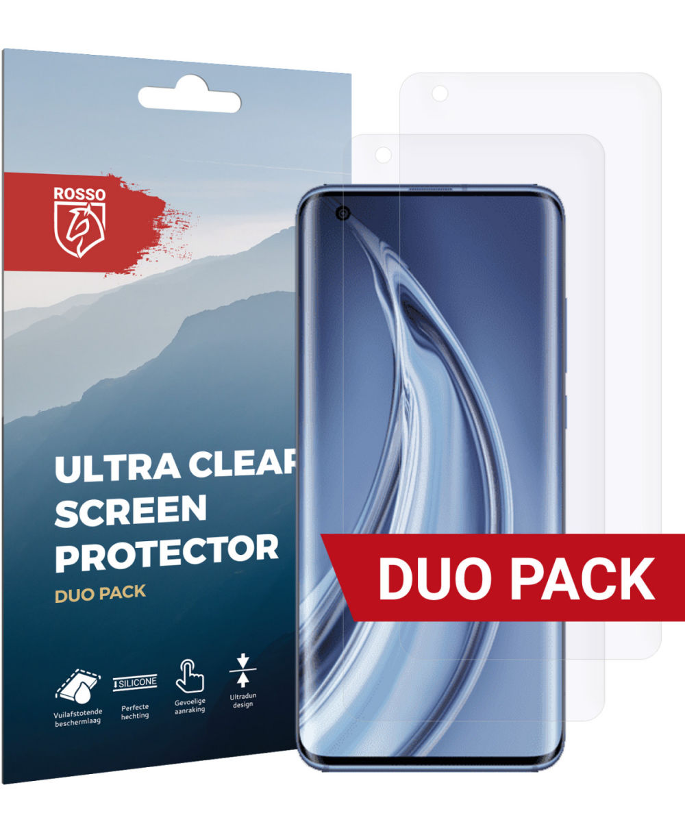 Rosso Xiaomi Mi 10 (Pro) Ultra Clear Screen Protector Duo Pack afbeelding 1