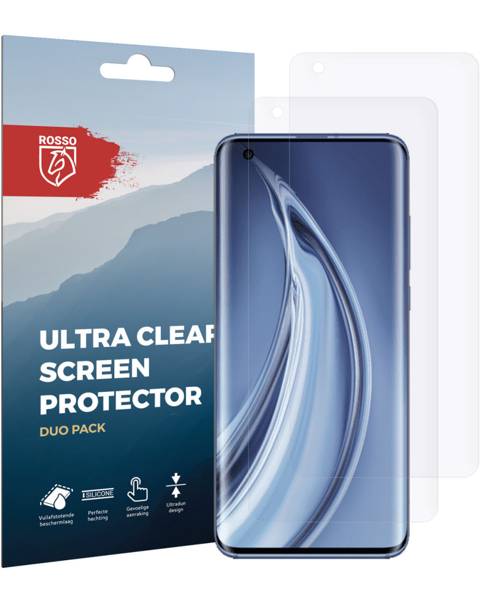 Rosso Xiaomi Mi 10 (Pro) Ultra Clear Screen Protector Duo Pack afbeelding 10