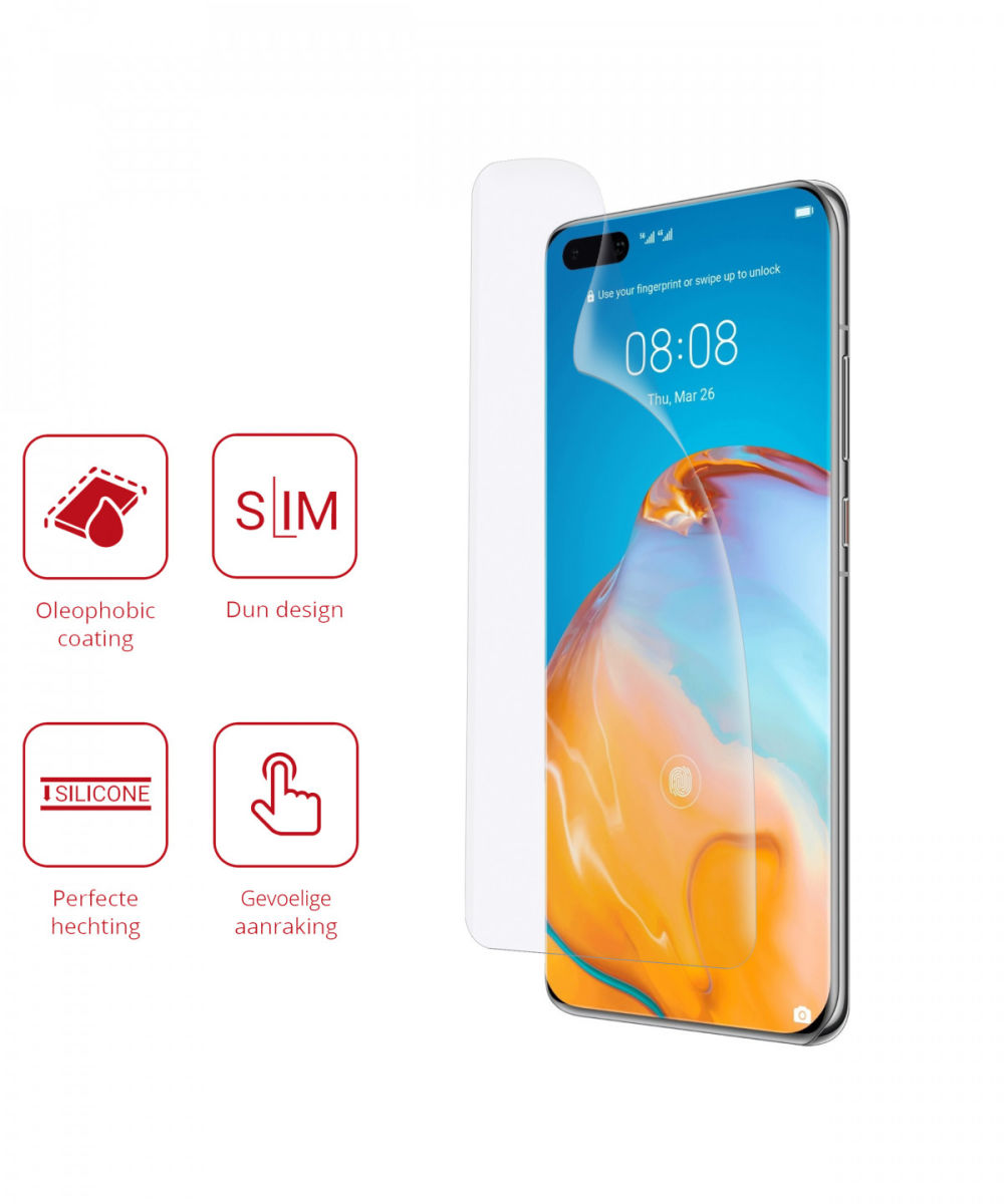 Rosso Huawei P40 Pro Ultra Clear Screen Protector Duo Pack afbeelding 2