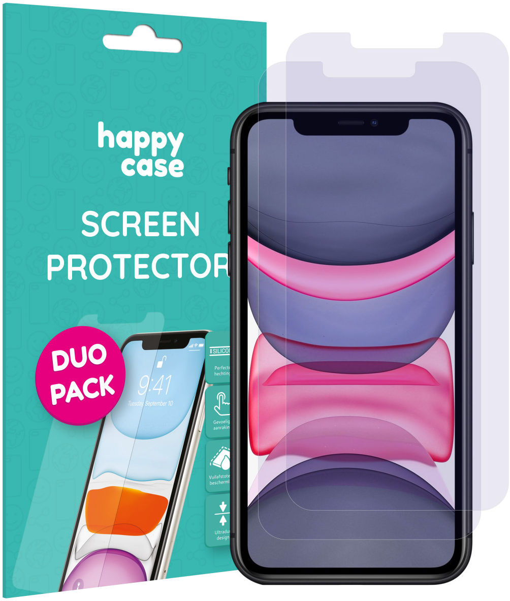HappyCase Apple iPhone 11 Screen Protector Duo Pack afbeelding 1