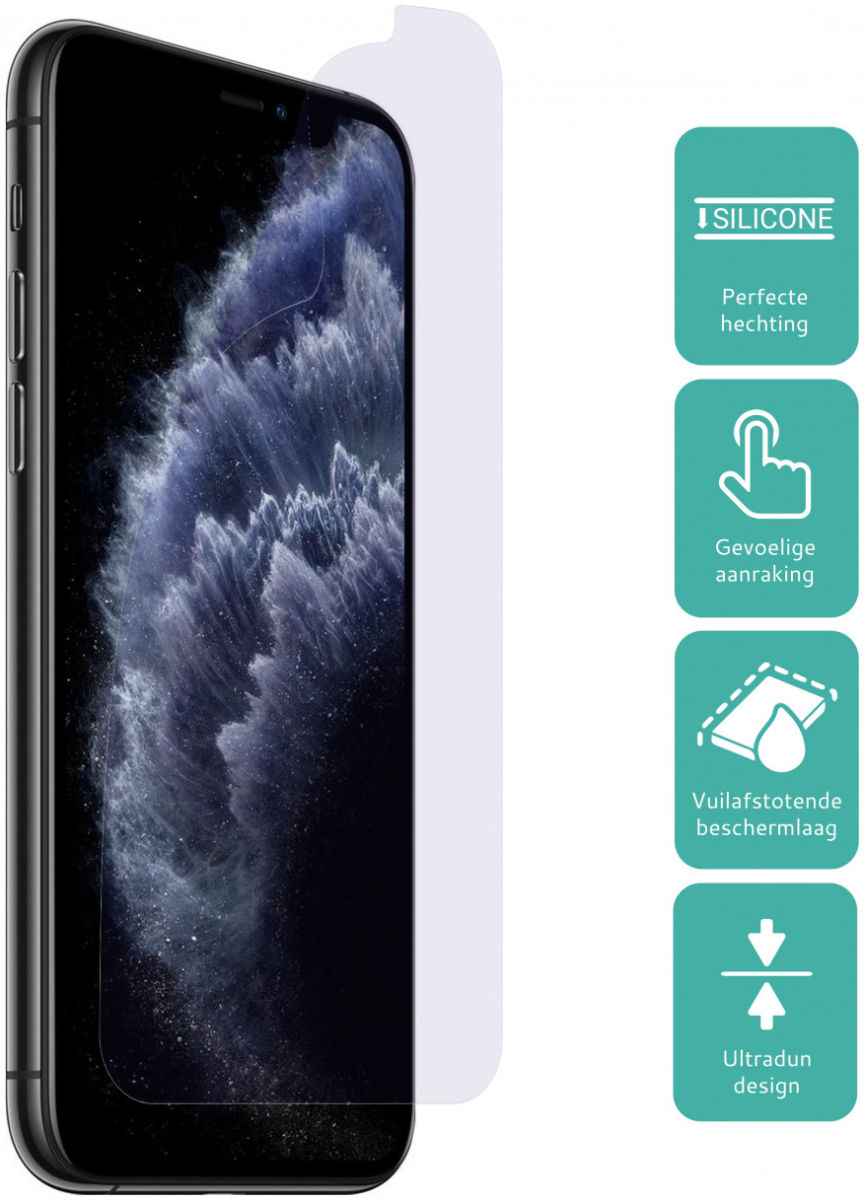 HappyCase Apple iPhone 11 Pro Max Screen Protector Duo Pack afbeelding 2