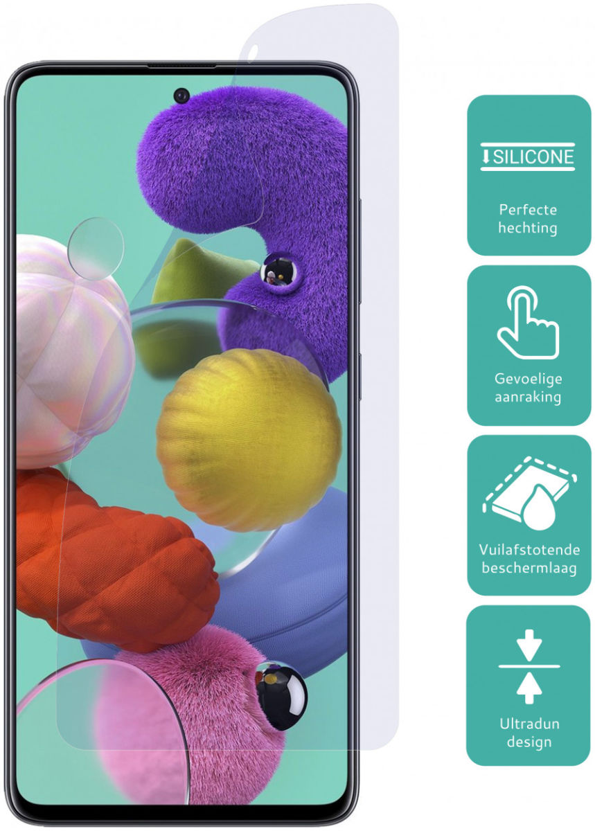 HappyCase Samsung Galaxy A51 Screen Protector Duo Pack afbeelding 2