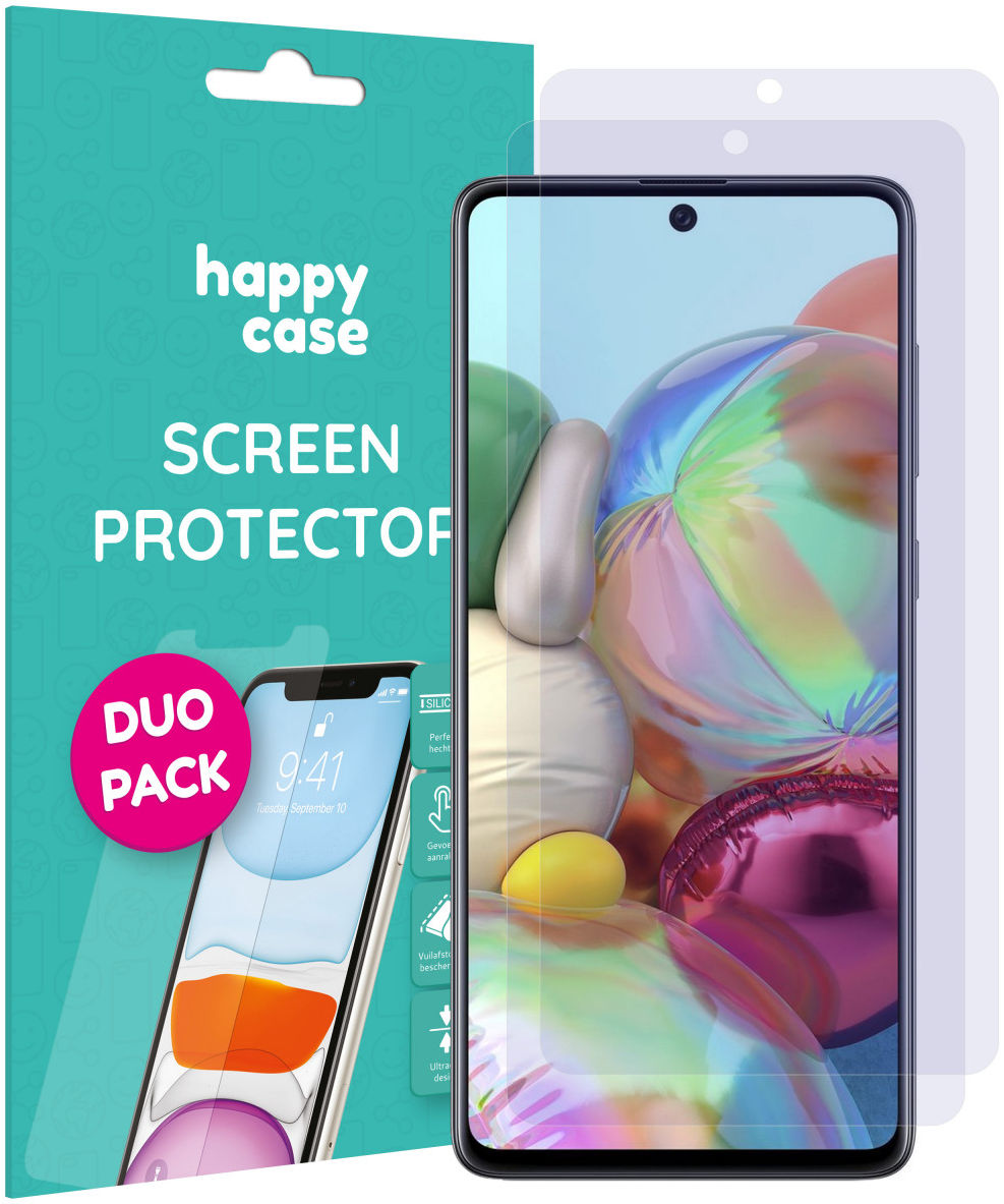 HappyCase Samsung Galaxy A71 Screen Protector Duo Pack afbeelding 1